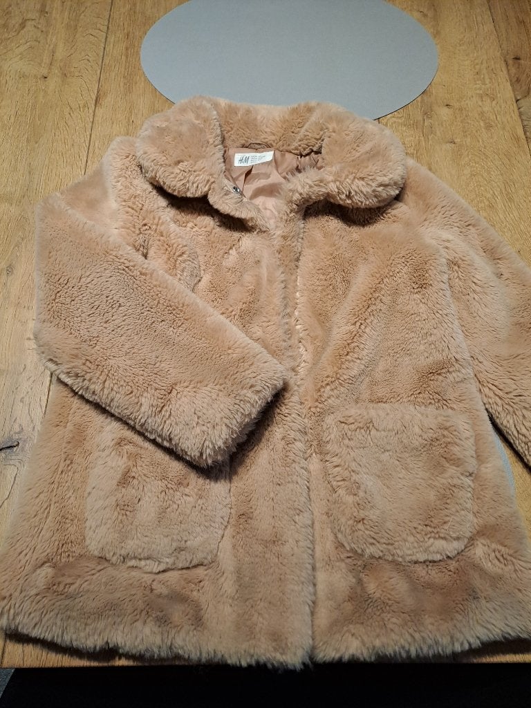 Kinderjas h & m, Kinderen en Baby's, Ophalen, Zo goed als nieuw, Maat 134