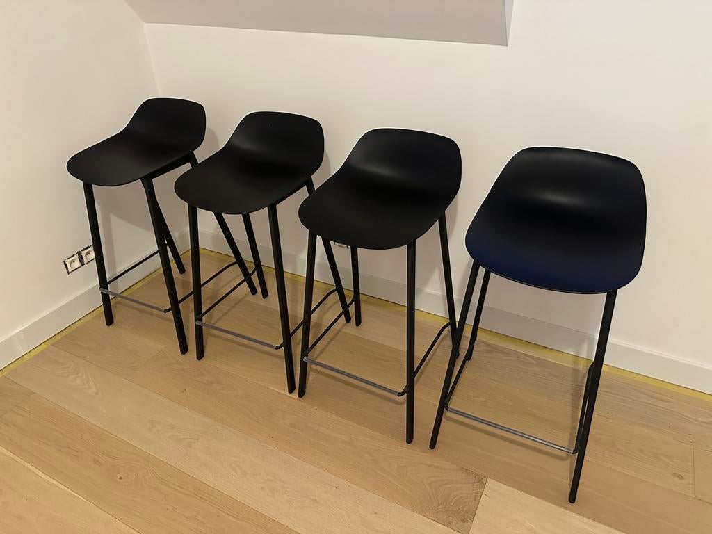 Barstoelen zwart, Ophalen, Zo goed als nieuw