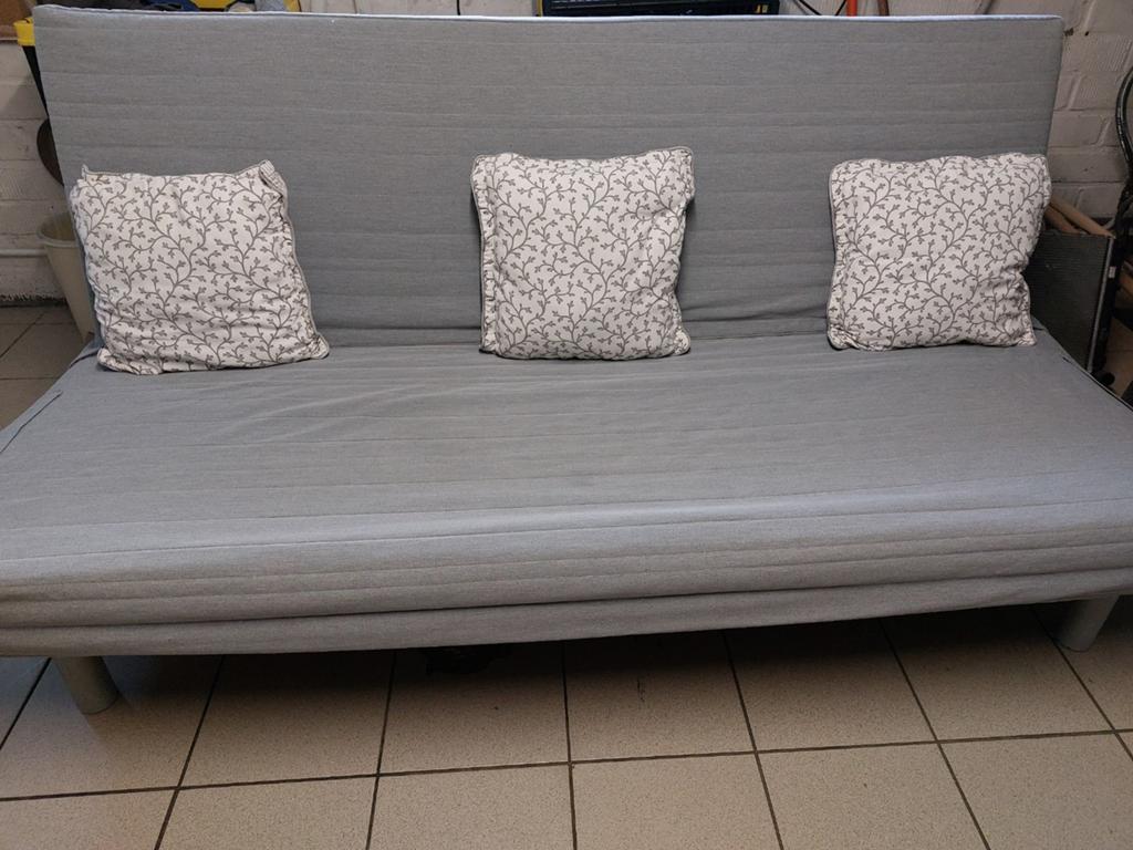 Clic clac gris avec 3 coussin, Maison & Meubles, Gris