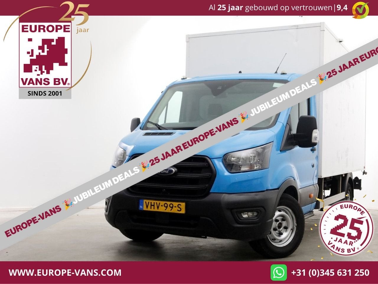 Ford Transit 350 2.0 TDCI 130pk E6 Bakwagen met achterdeuren, Bedrijf, ABS, Ford, Onderhoudsboekje