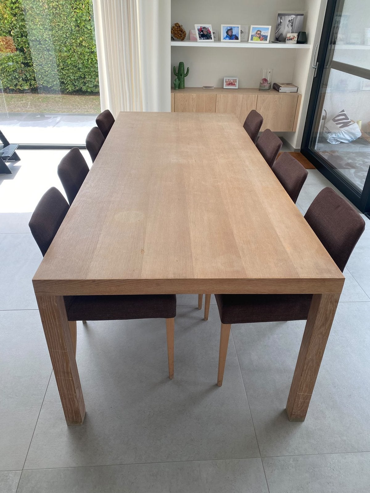 Eettafel let 8 stoelen, Enlèvement, Utilisé