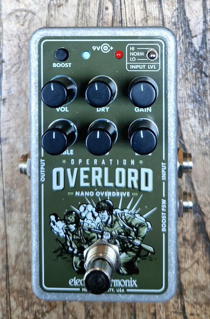 EHX operation overlord nano overdrive, Musique & Instruments, Enlèvement ou Envoi