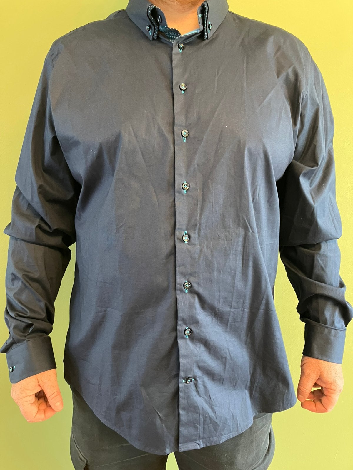 3XL gekleed hemd met leuk accent, Ophalen of Verzenden, Zo goed als nieuw