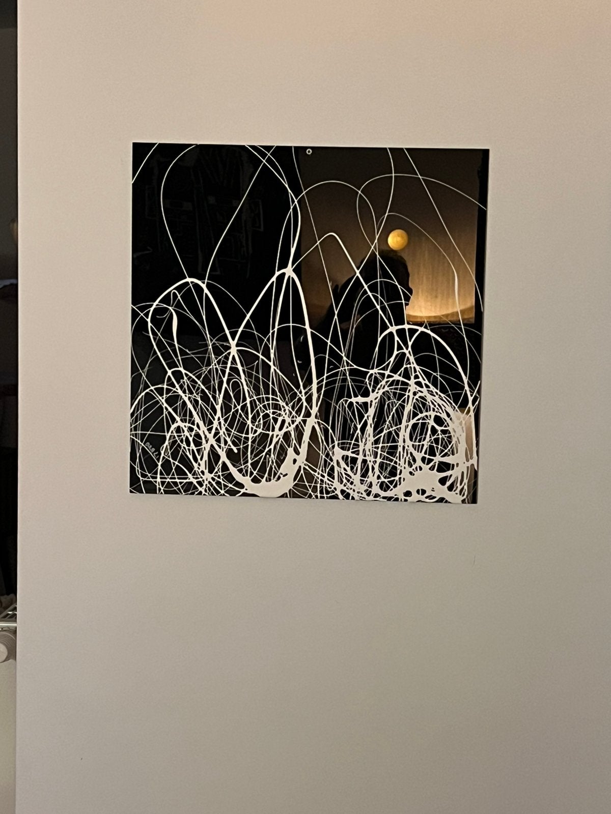 Œuvre contemporaine sur plexi, Antiquités & Art, Enlèvement