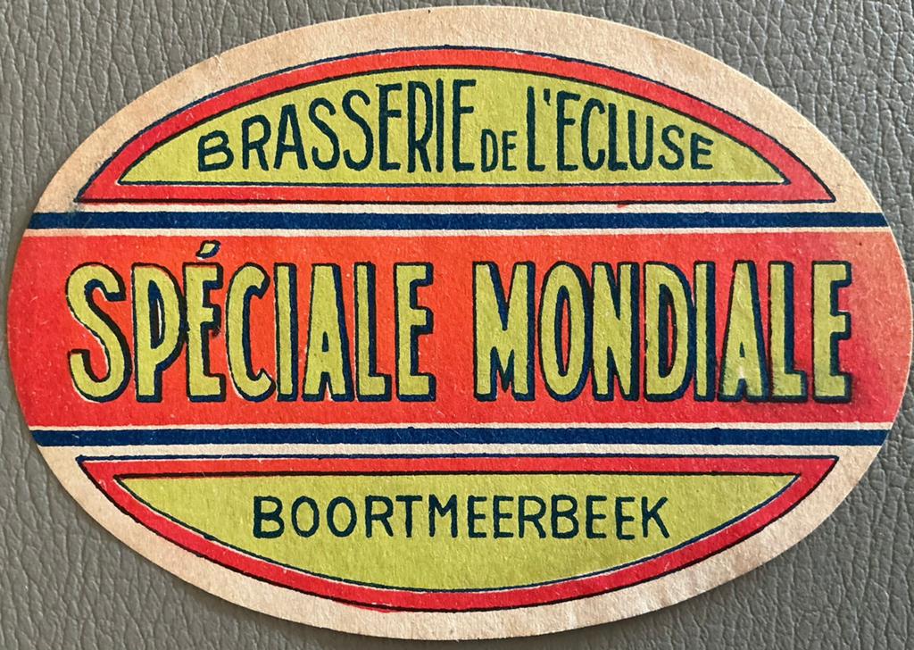Oud SPÉCIALE MONDIALE/BR.DE L'Ecluse/Boortmeerbeek/LABEL, Enlèvement ou Envoi, Comme neuf, Autres types, Autres marques