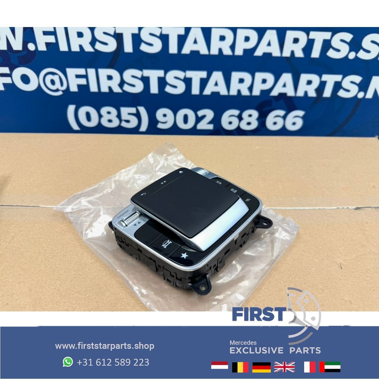 A2479004003 W177 V177 A35 NAVI KNOP MUIS TOUCHPAD Mercedes A, Gebruikt, -, Ophalen of Verzenden, -
