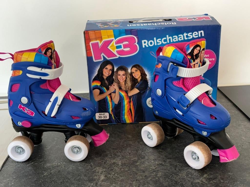 K3 Rolschaatsen / Patins à roulettes, Enfants & Bébés, Jouets | Extérieur | Patins à roulettes, Enlèvement ou Envoi, Réglable