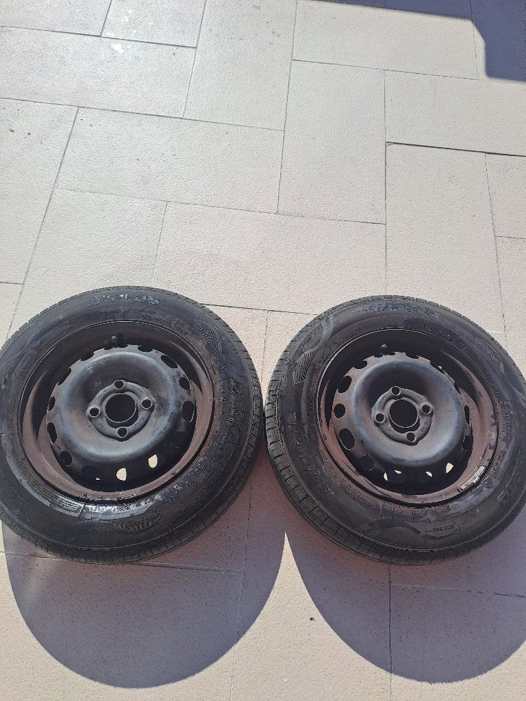 Pneu jante 155 80 r13, Enlèvement, Utilisé, Pneus et Jantes