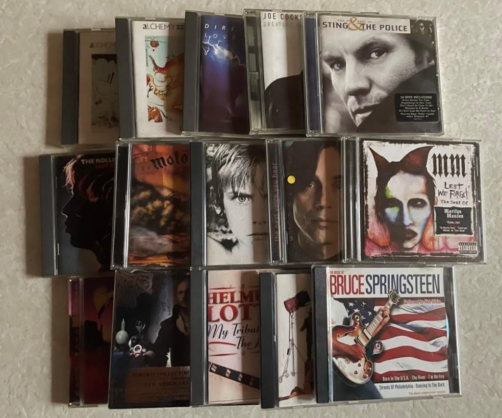 lot de 18 CD anglo-saxons, Envoi, Utilisé