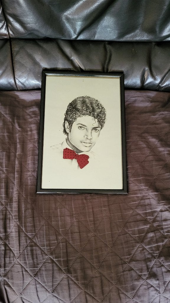 Michael Jackson spiegel, Enlèvement ou Envoi, Moins de 100 cm, Comme neuf, Rectangulaire