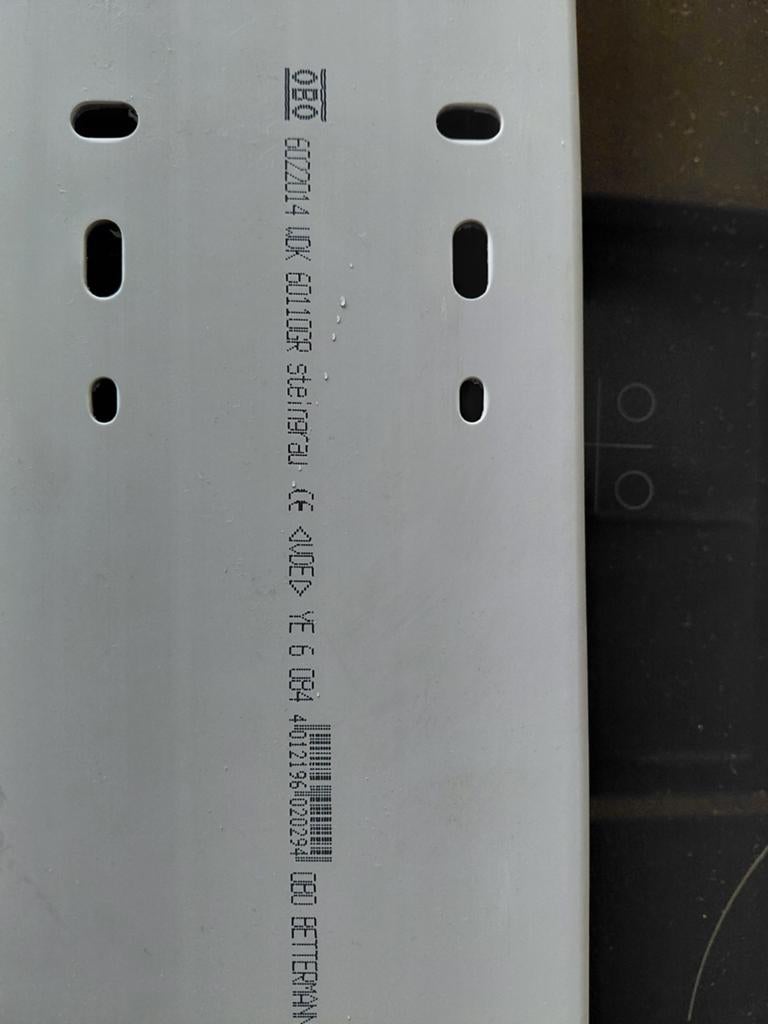 Obo kabelgoot 60x110mm grijs 138cm, Ophalen