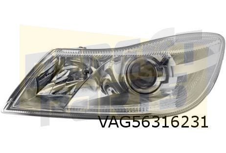 Skoda Octavia (1/09-3/13) Koplamp Links (HID D1S / bochtverl, Neuf, -, -, Skoda