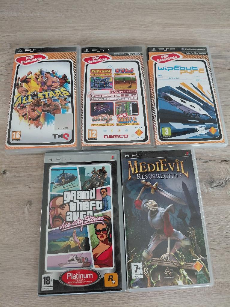 Psp games compleet, Games en Spelcomputers, Ophalen, Gebruikt, Avontuur en Actie, Vanaf 3 jaar
