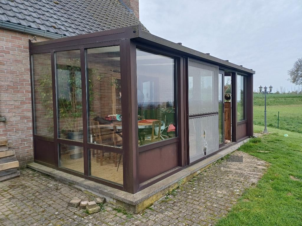 Veranda double vitrage, Double vitrage, 160 cm ou plus, 160 cm ou plus, Enlèvement