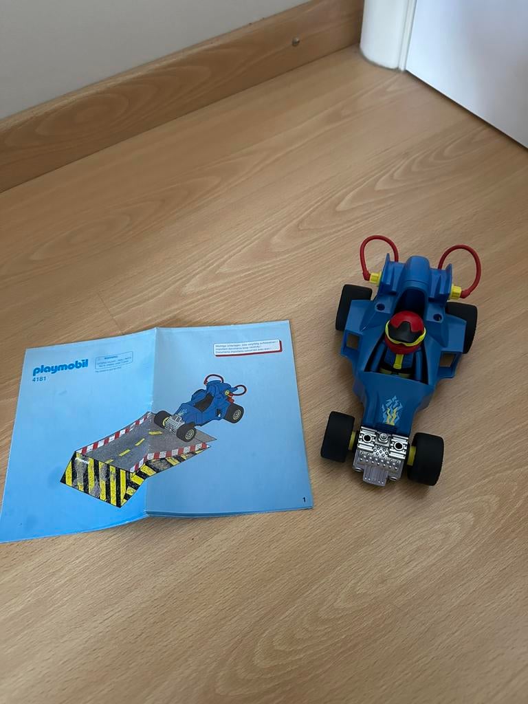 Playmobil raceauto set 4181, Kinderen en Baby's, Ophalen of Verzenden, Zo goed als nieuw