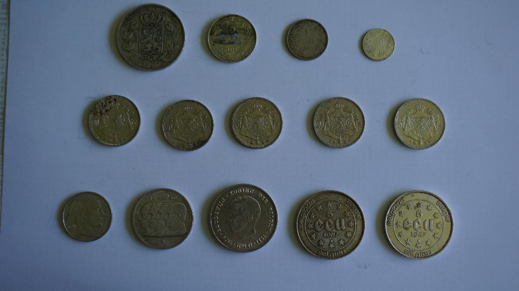Zilveren munten België, Postzegels en Munten, Zilver, Zilver, Verzenden, Setje