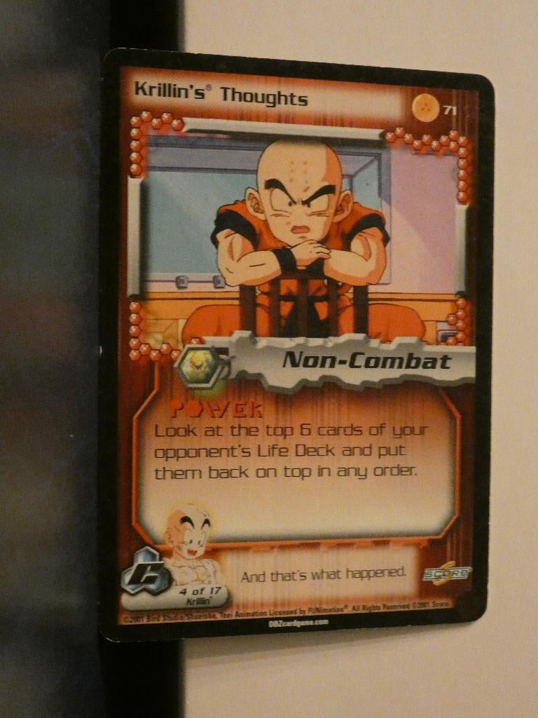 dragon ball z, Enlèvement, Utilisé, Cartes en vrac