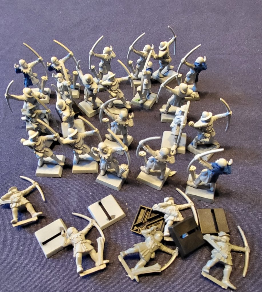 Warhammer Fantasy Battle Bretonnian Bowmen, Hobby en Vrije tijd, Ophalen of Verzenden, Gebruikt, Warhammer, Figuurtje(s)