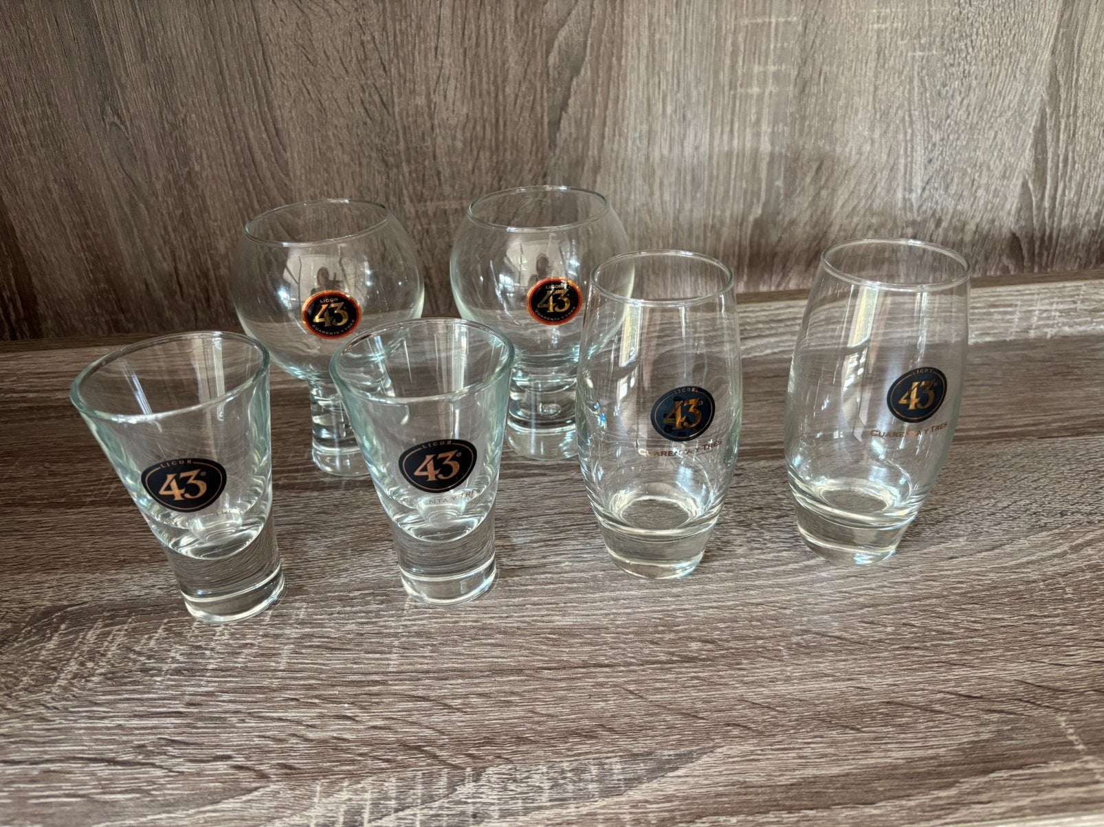 Licor 43 glazen nieuw, Ophalen of Verzenden, Zo goed als nieuw
