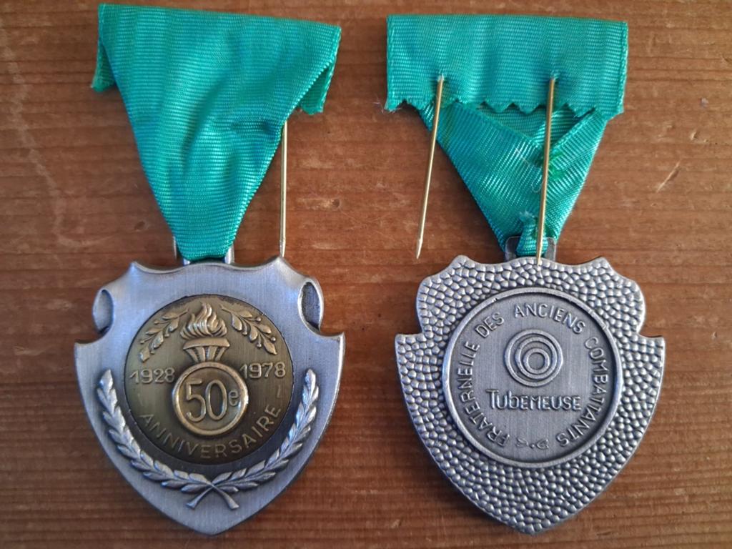 Medaille oudstrijders - fraternelle des anciens combattants, Verzamelen, Ophalen of Verzenden