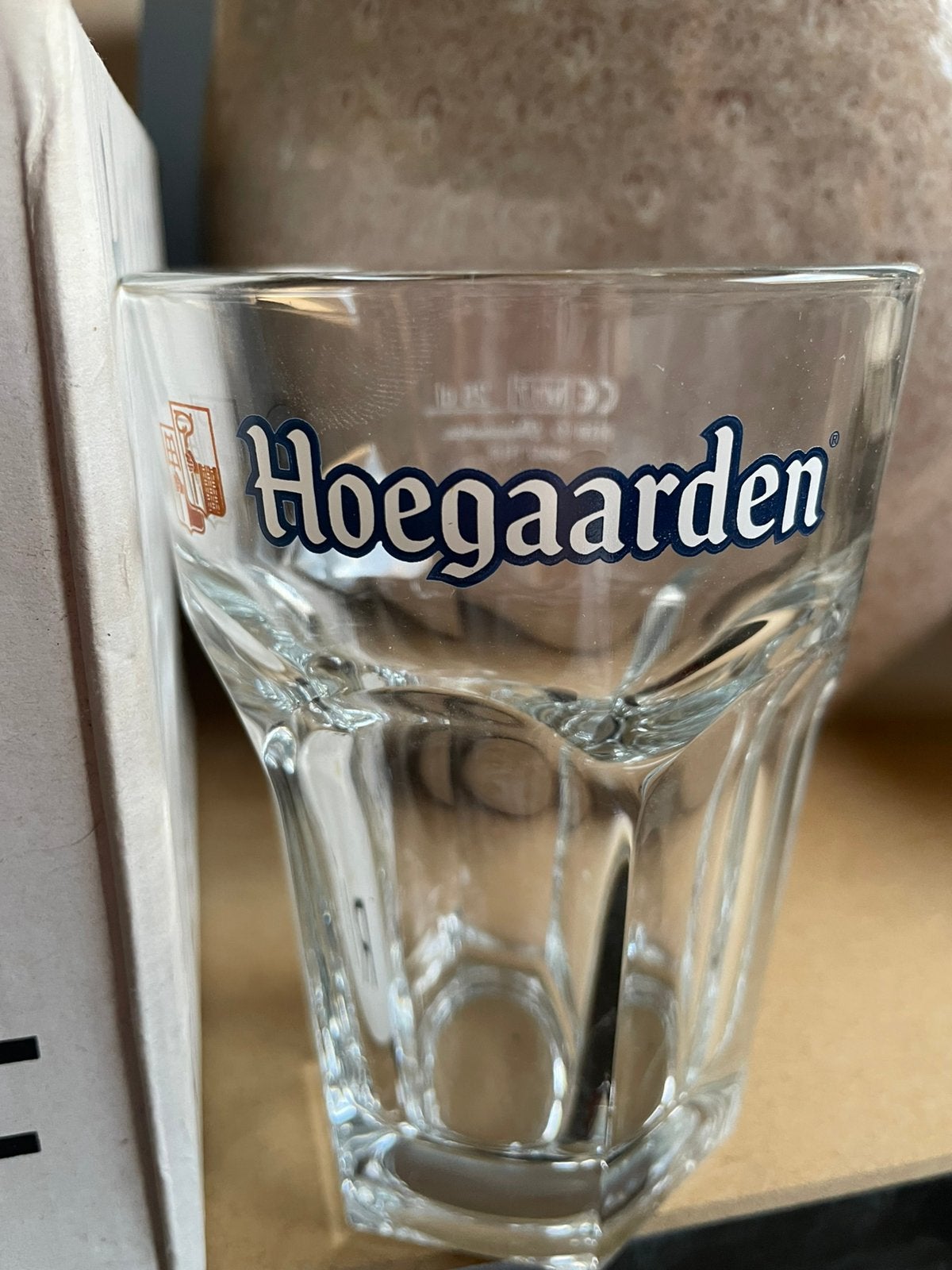 4 Hoegaarden glazen, Verzamelen, Ophalen, Zo goed als nieuw