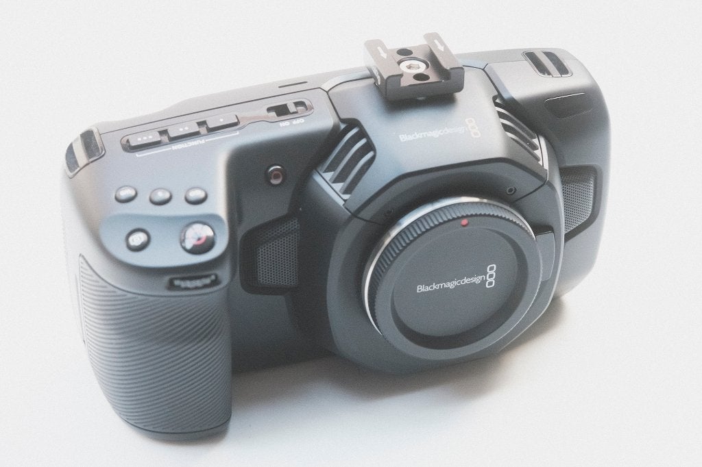 Blackmagic Pocket Cinema Camera 4K Bundel + Lumix 25mm Lens, Zo goed als nieuw, Geheugenkaart, Camera, Ophalen