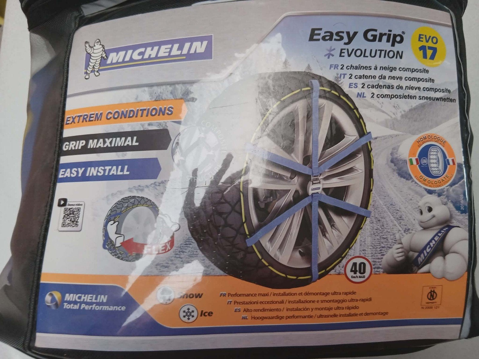 Chaine de Neige EASY GRIP EVO 17Mechelin, Ophalen