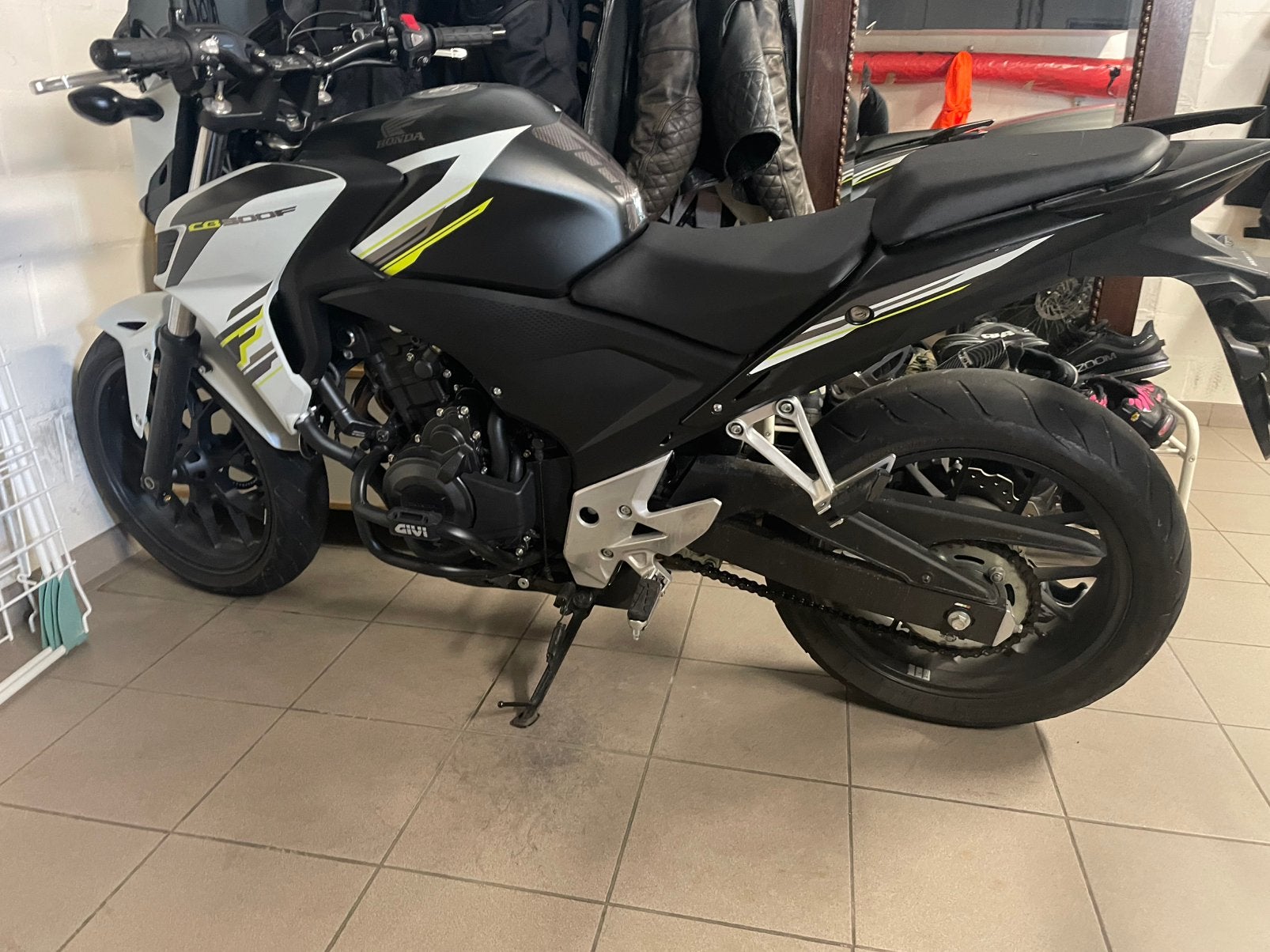 Honda cb 500 r  (A2), Ophalen