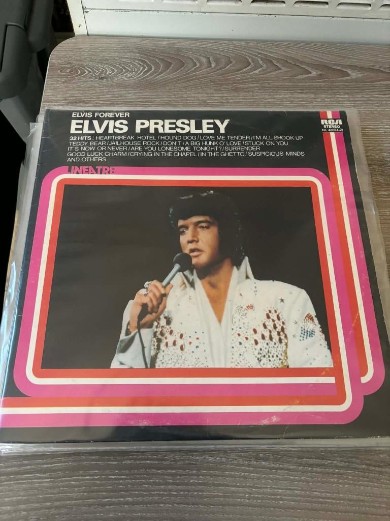 Elvis dubbel lp, Elvis forever, Italiaanse pers, green label, Ophalen of Verzenden, Rock-'n-Roll, 12 inch, Gebruikt