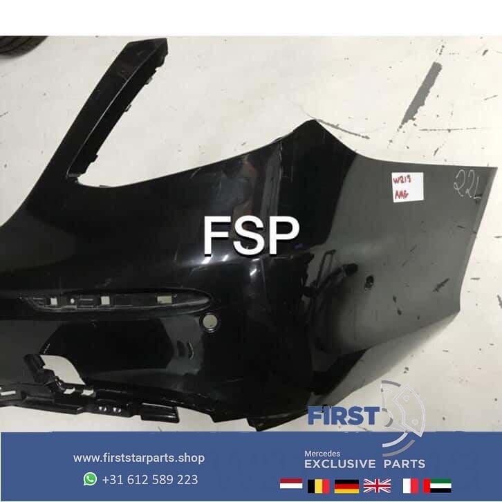 W213 AMG Achterbumper Mercedes E Klasse 2018 A2138850001 E63, Auto-onderdelen, Gebruikt, -, Ophalen of Verzenden, Achter