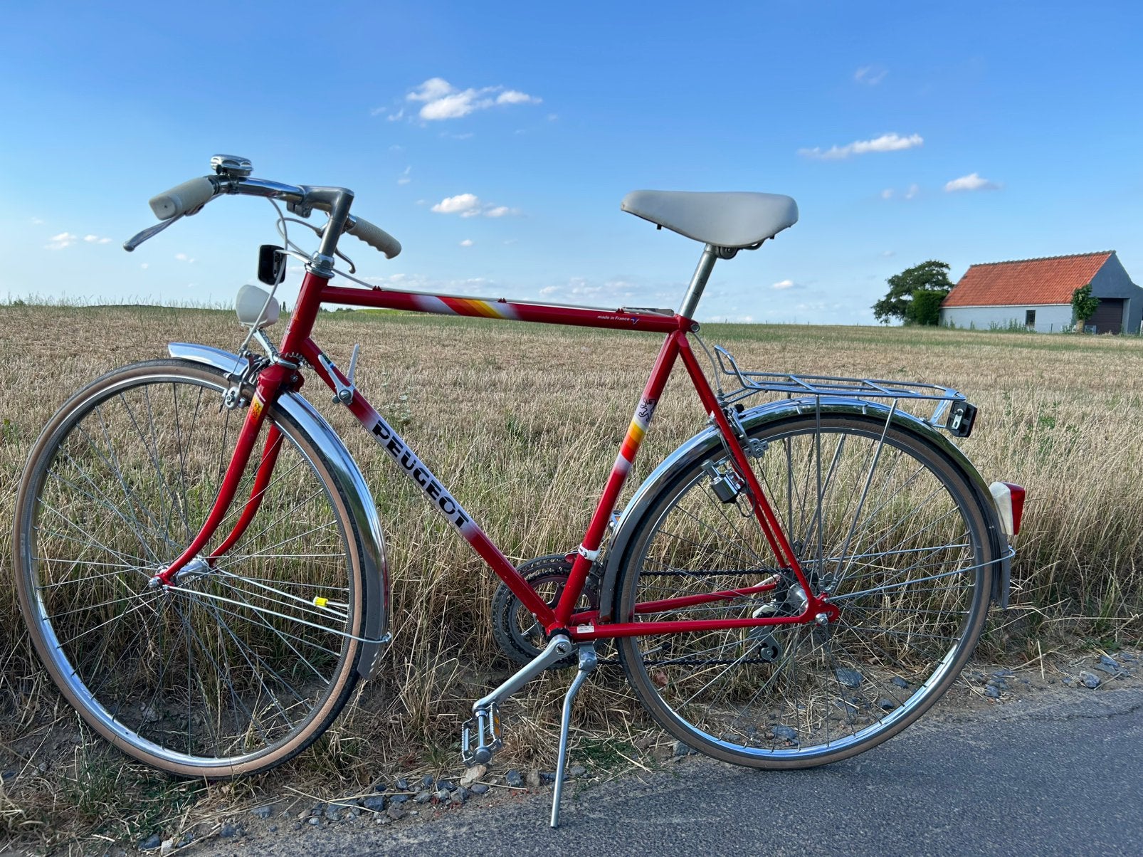Peugeot retro herenfiets, Fietsen en Brommers, 55 tot 59 cm, Ophalen