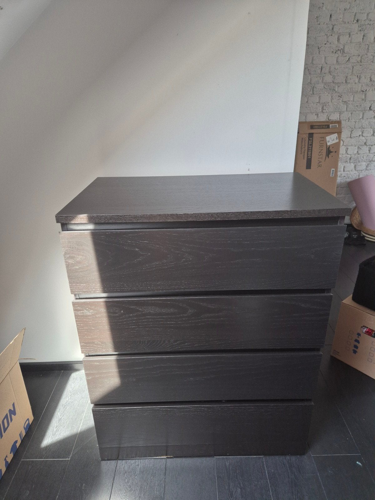 Armoire coulissante noire, Maison & Meubles, Enlèvement