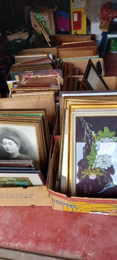 Lot oude kaders alle formaten - gratis op te halen, Ophalen, Overige materialen, Gebruikt, Overige typen