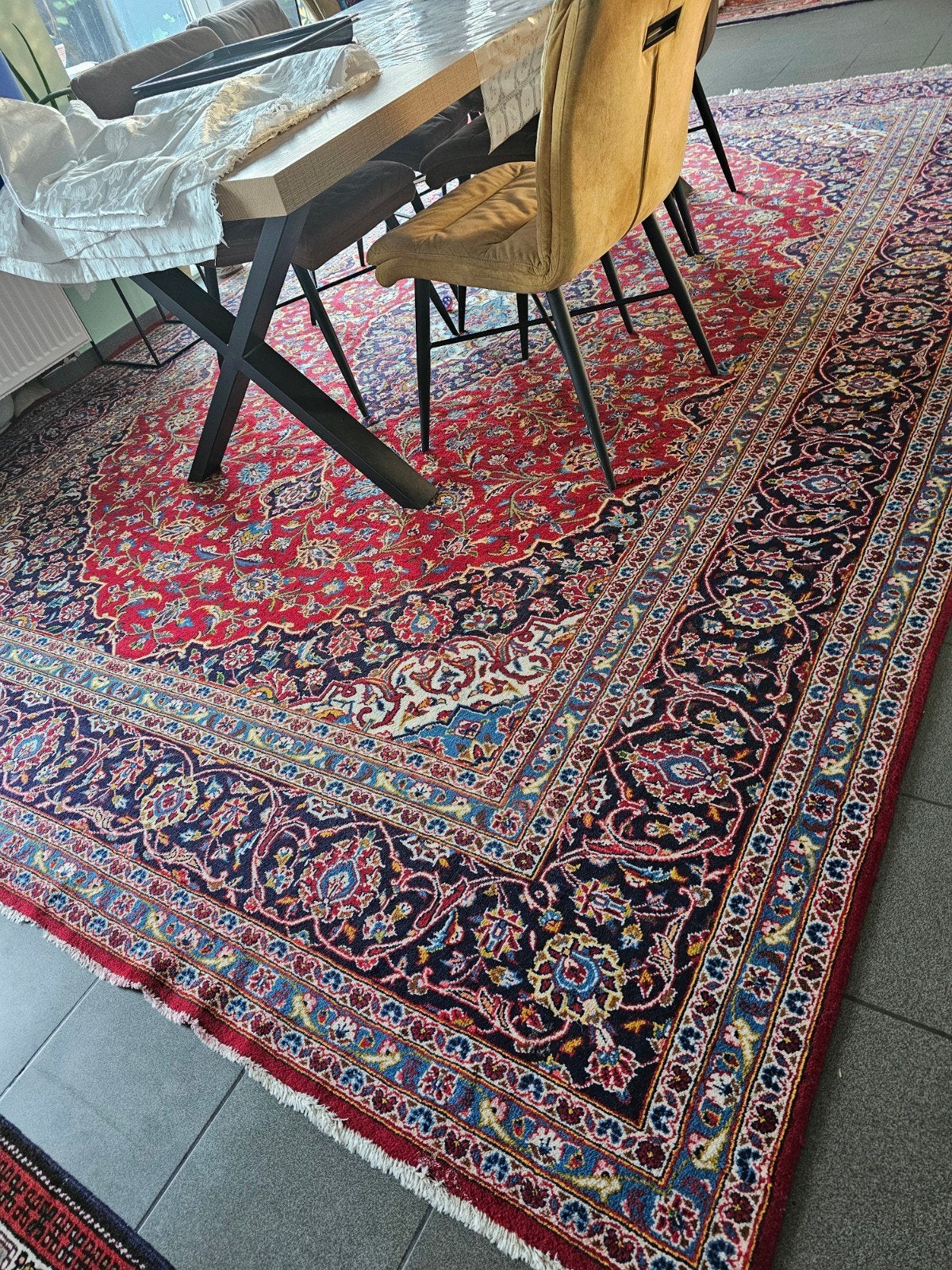 zeer mooie handgeknoopte Perzisch tapijt 3mx4m, Enlèvement ou Envoi, Comme neuf