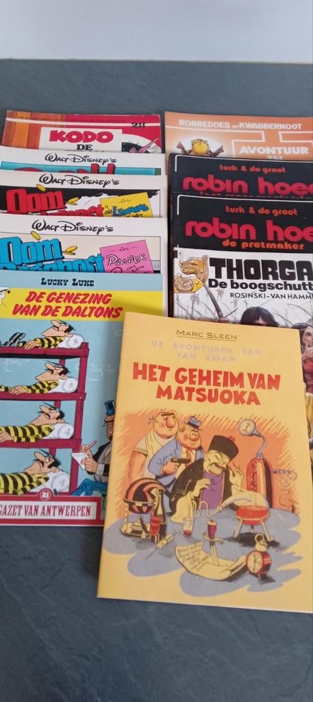 Strips, Ophalen