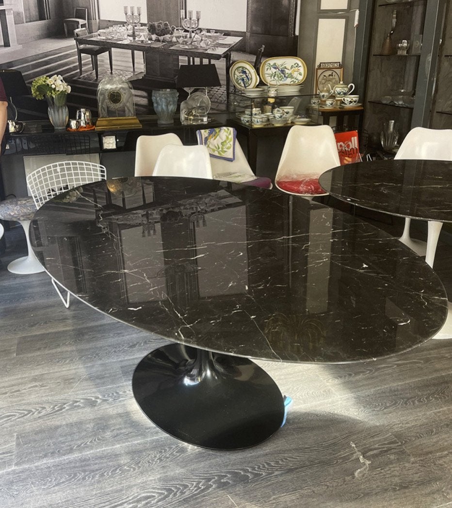 Neuf table style knoll marbre 200x120, Maison & Meubles, Enlèvement ou Envoi, Neuf