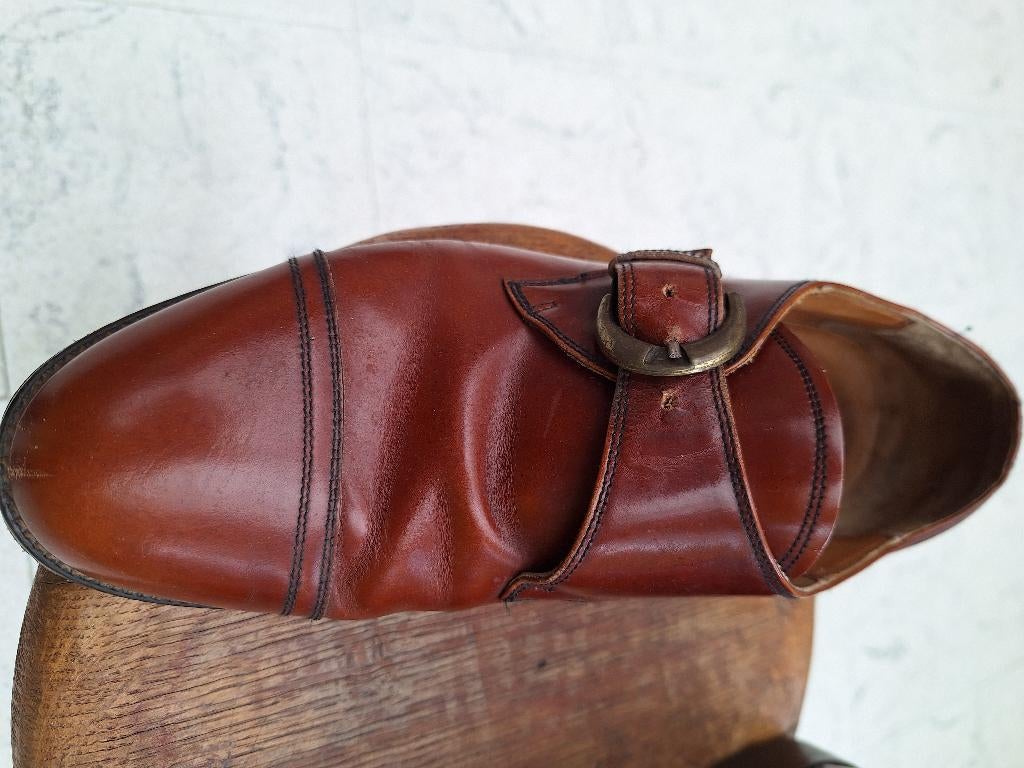 Italiaanse herenschoenen, Kleding | Heren, Schoenen, Ophalen, Bruin, Gedragen, Gespschoenen