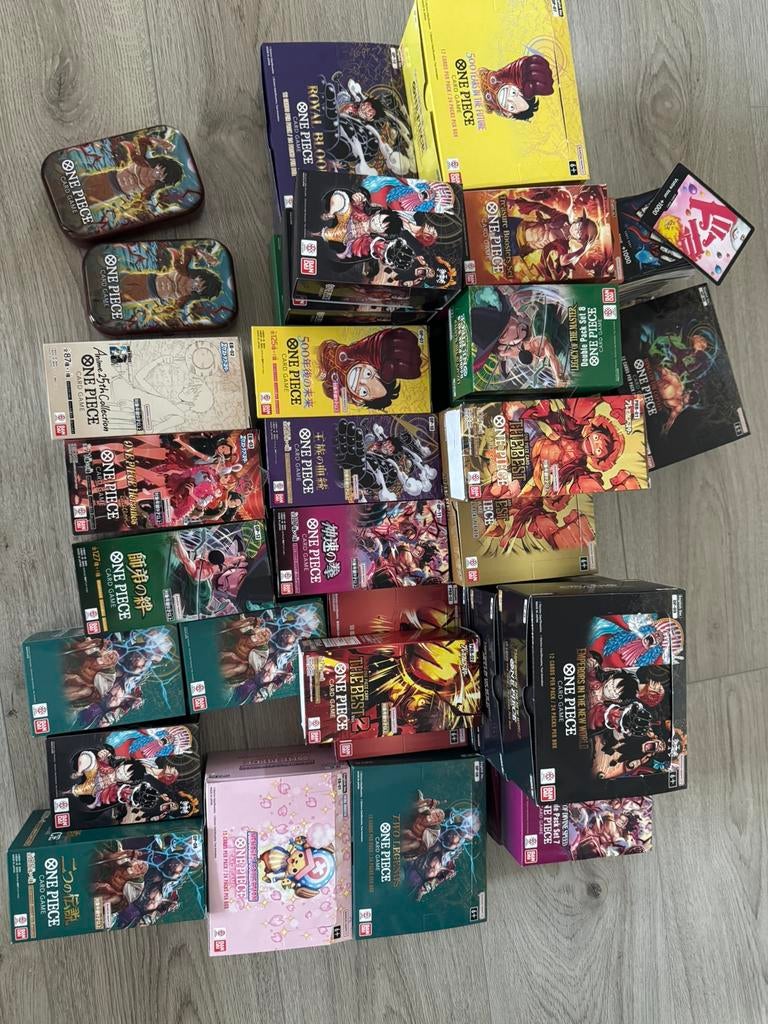 One piece card game bulk, Ophalen, Zo goed als nieuw, Meerdere kaarten, Foil