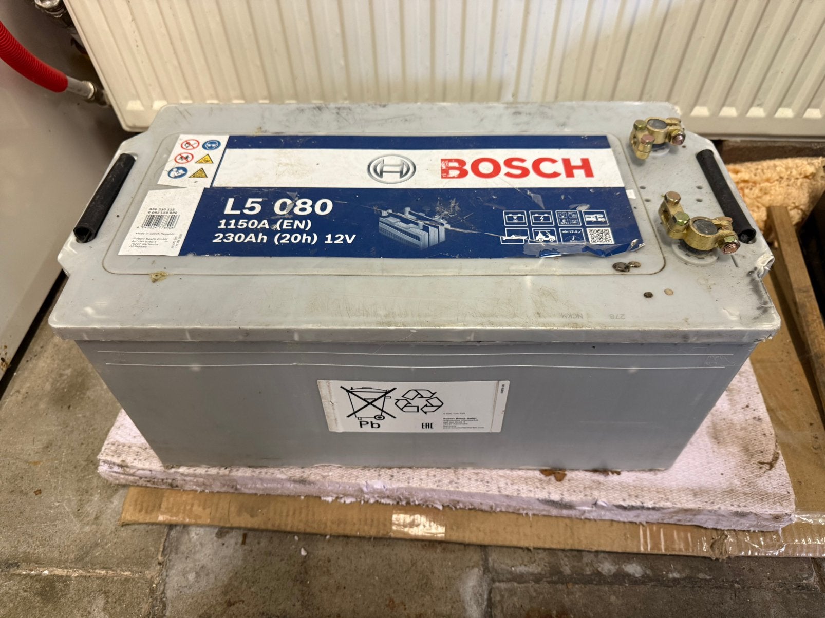 Bosch L5 080 Semi-Tractie Accu (230Ah / 1150A), Gebruikt