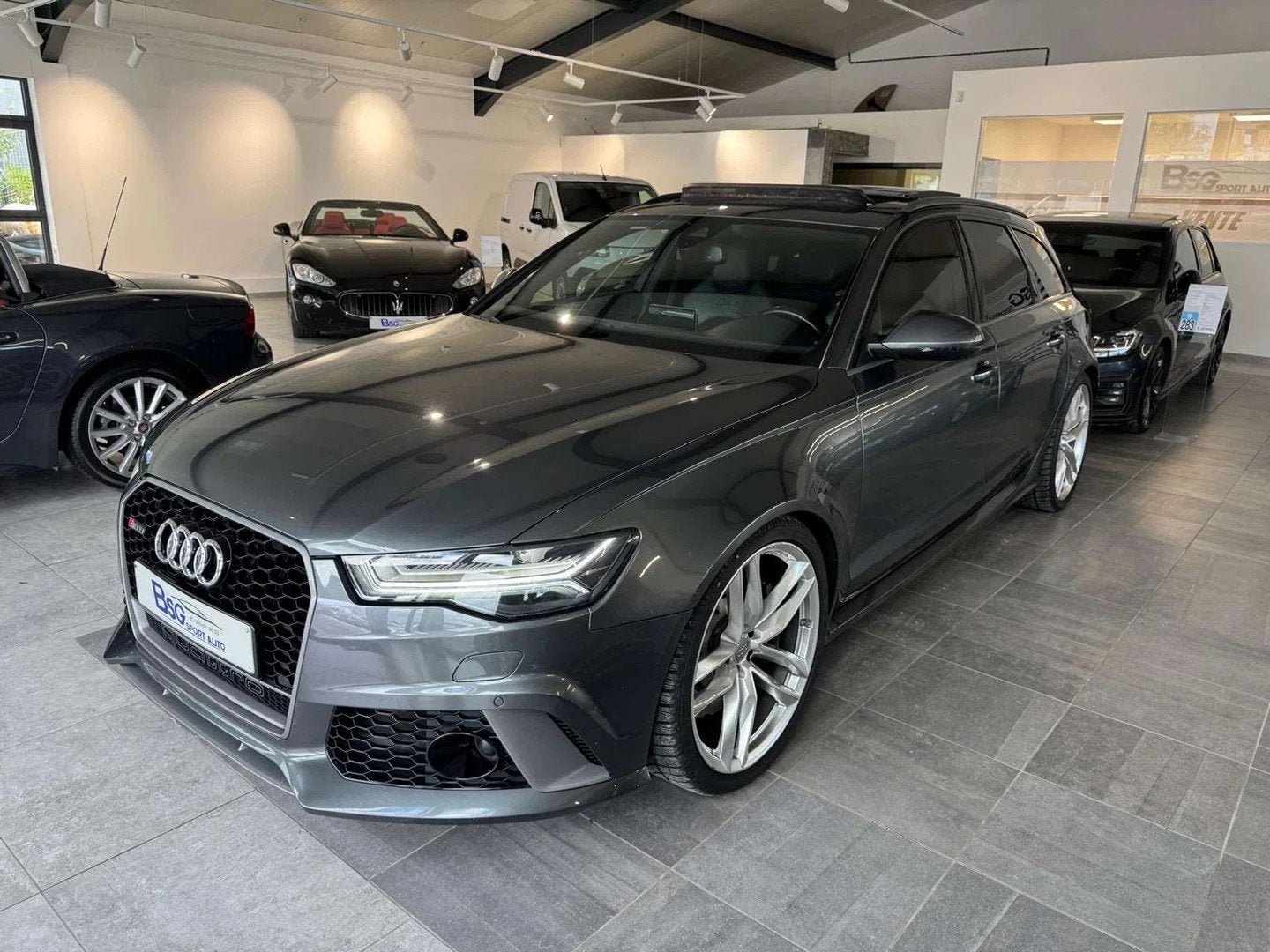 Audi RS6 RS6 4.0 V8 TFSI Quattro Performance Tip*TOIT PONA*C, Autos, Cuir, Argent ou Gris, Achat, 605 ch
