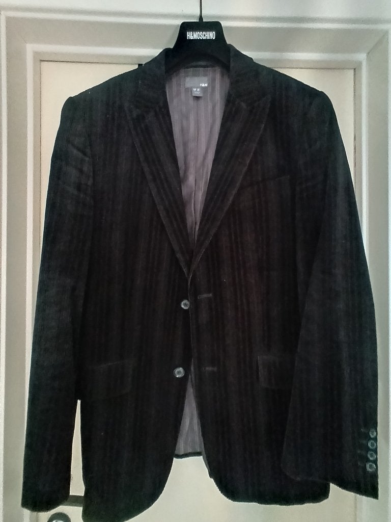 Veste de costume H&M en velours côtelé noir - Taille 50 (L), Vêtements | Hommes, Enlèvement, Porté, H&M, Taille 48/50 (M)