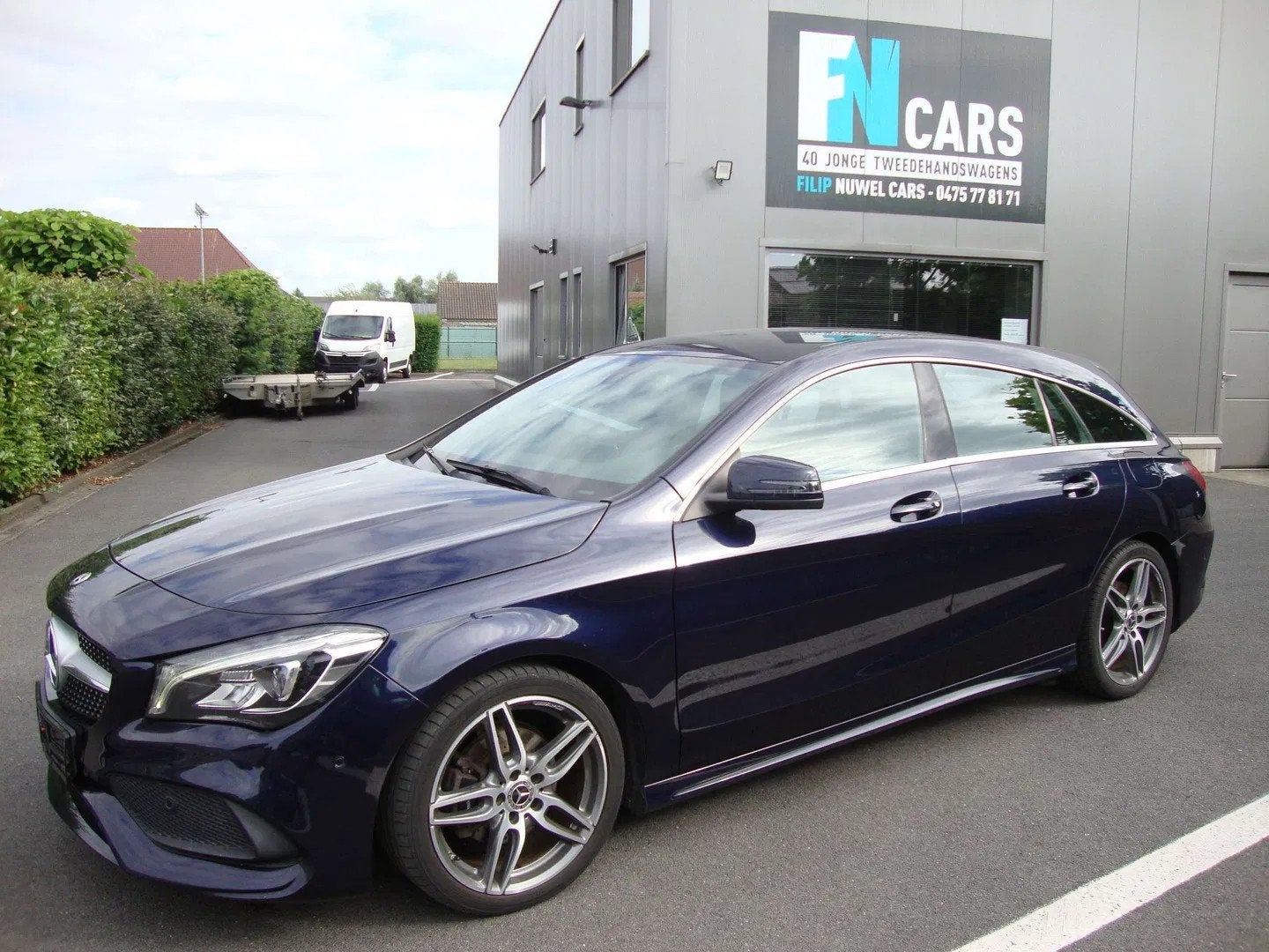 Mercedes-Benz CLA-Klasse 180 benzine, pack AMG, leder, gps,, CLA, Euro 6, Entreprise, Boîte manuelle