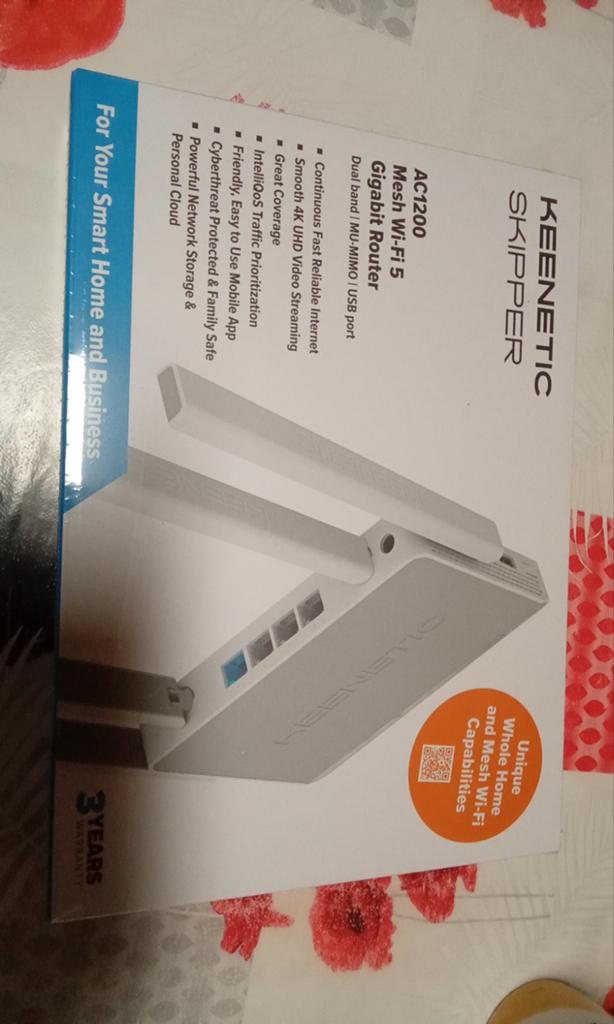 Keenetic Skipper KN-1912 AC1200 router, Computers en Software, Routers en Modems, Ophalen