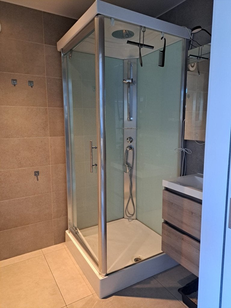 Douchecabine - Desco collection 90x90 thermostat - rain glas, Doe-het-zelf en Bouw, Ophalen, Zo goed als nieuw, Glas, Douche