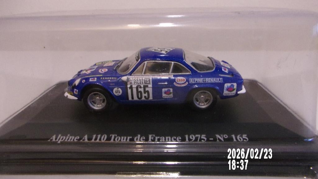 ALPINE A 110 #165 TOUR de FRANCE 75.ELIGOR 1/43 NEW,BLISTER, Enlèvement ou Envoi, Neuf, Voiture, Autres marques