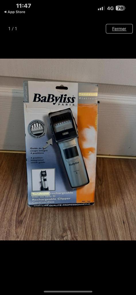 Tondeuse neuf babyliss, Enlèvement ou Envoi, Tondeuse