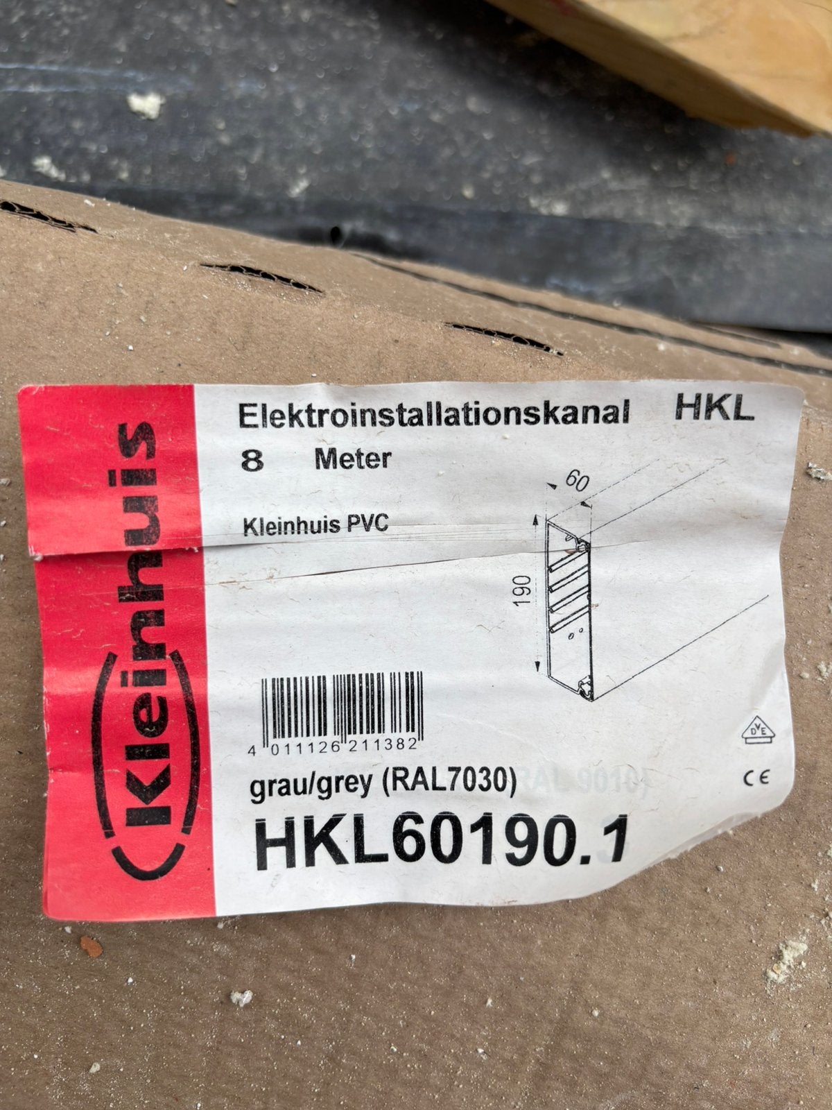 Kabel kanalen, Ophalen, Nieuw