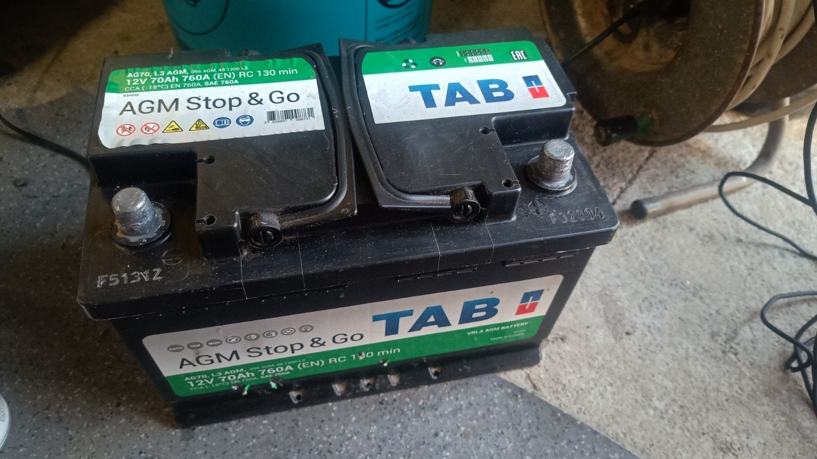 batterie 70a 760ah start and stop, Autos : Pièces & Accessoires, Enlèvement