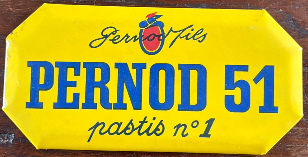 Pernod Fils 51 Pastis nummer 1, Collections, Marques & Objets publicitaires, Enlèvement ou Envoi, Utilisé, Panneau publicitaire