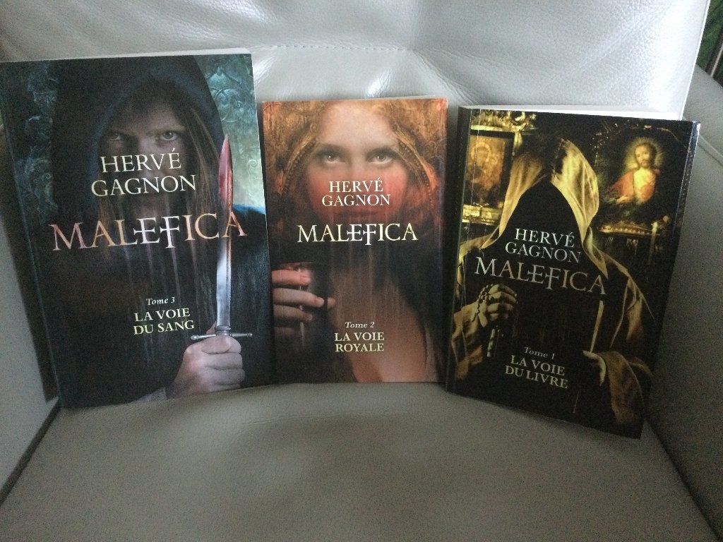 "MALEFICA"HERVE GAGNON-FRANCE LOISIRS/3 TOMES, Enlèvement ou Envoi, HERVE GAGNON